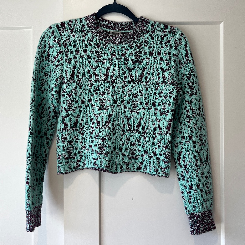 Rachel Comey, Sweater, crop, blue and purple